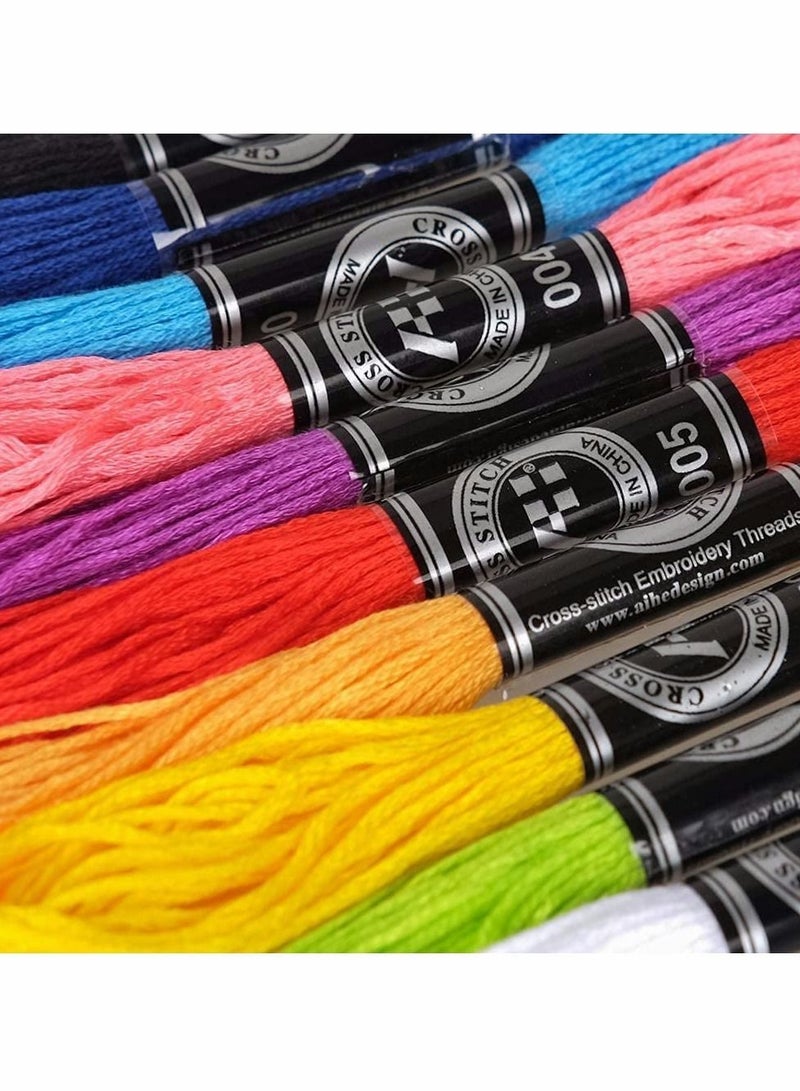 Y&D Bracelet Making Kit for Girl, Friendship DIY Craft with 10 Color Cotton Thread, 1 Small Box of Beads, Round Woven Board, Square Board Girls, Children's Art and Crafts - Image 4