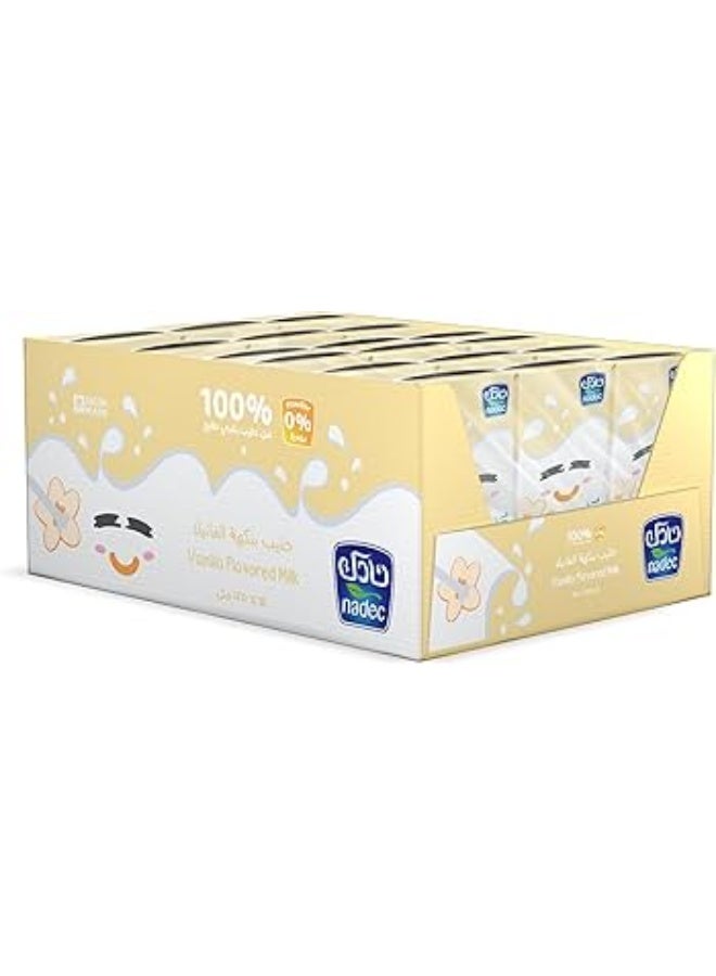 Nadec Vanilla Flavored Milk 18x125ml