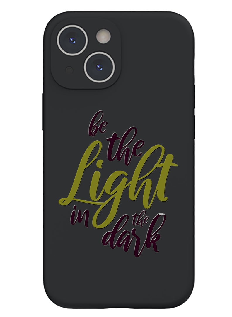 Theodor Protective Slim Fit Case Liquid Silicone Cover with Full Body Protection Anti-Scratch Shockproof Case For iPhone 14 Black  - Bloom2 White - Image 1