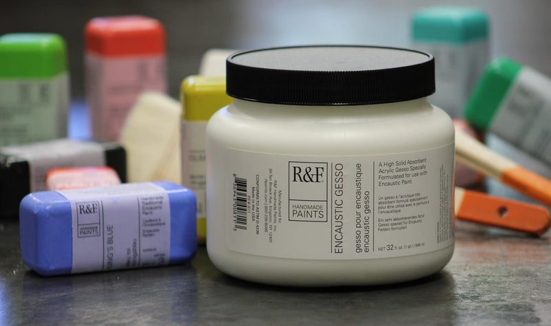 R&F Handmade Paints Encaustic Gesso, Quart - Image 3