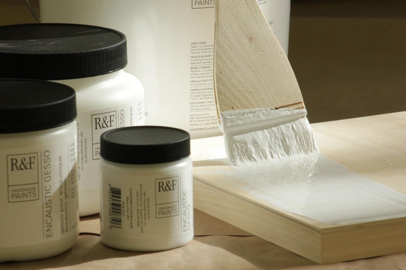 R&F Handmade Paints Encaustic Gesso, Quart - Image 4