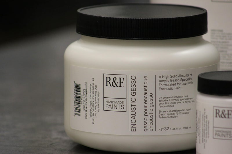 R&F Handmade Paints Encaustic Gesso, Quart - Image 2
