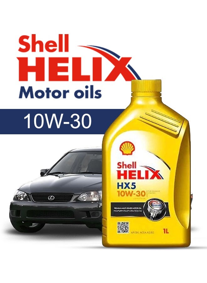 Shell Engine Oil – For Lexus IS V8 2024 - 2021، 8 Liter،  10w30 Shell - 2021 2022 2023 2024 
