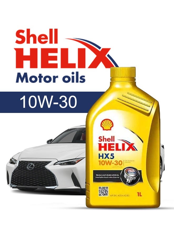 Shell Engine Oil – For Lexus IS V8 2024 - 2021، 8 Liter، viscosity 10w30 Shell - With Engine Oil Filter - 2021 2022 2023 2024 