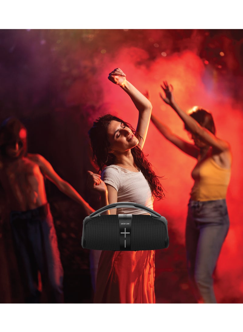 GREEN LION Parma Pro Wireless Speaker / Dual TWS 40W Output / JL 5.2 Bluetooth / RGB Lighting / Immersive Audio and Outdoor Adventures - Grey - Image 3