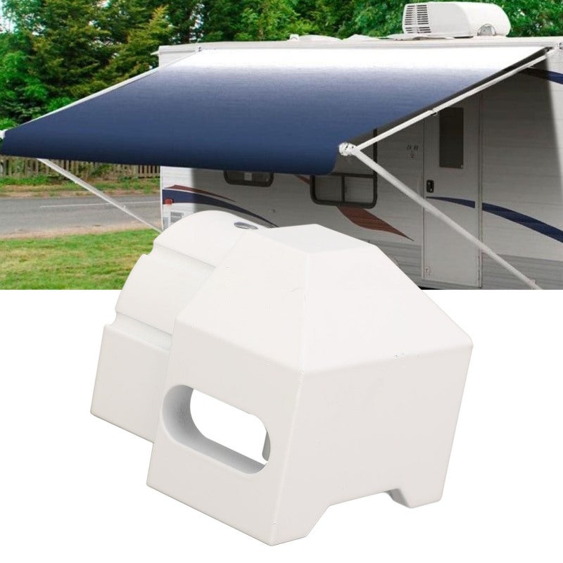 RV Awning End Plug: 1 Pair Aluminum Construction - Secure Fit Sunchaser II Replacement for RV Awning Hardware Maintenance - Image 2