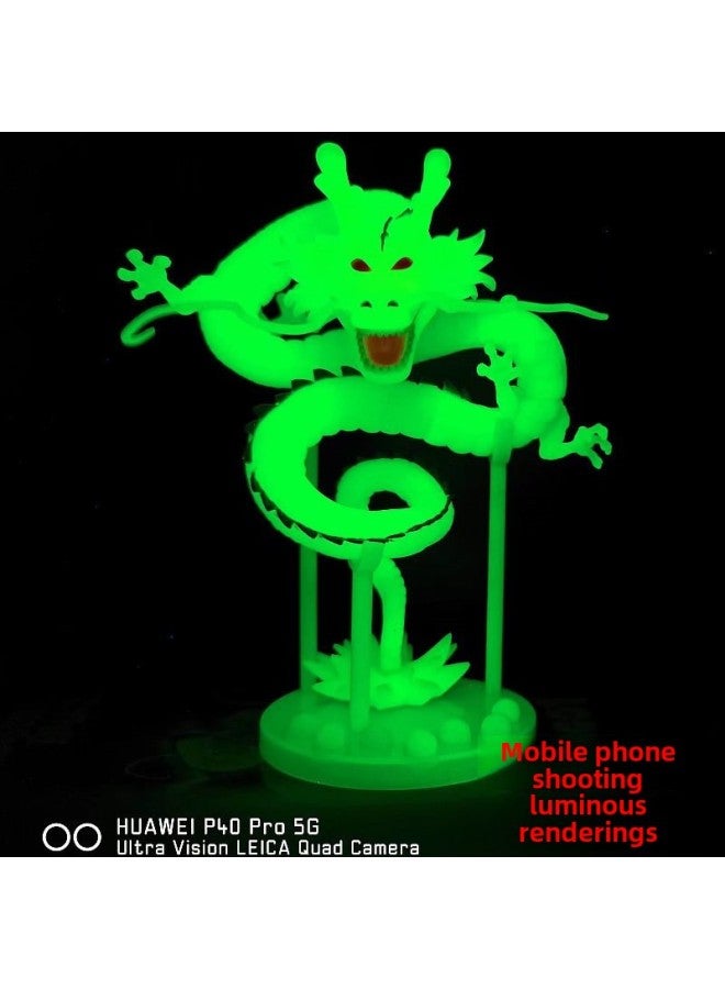 Dragon Ball Super Premium Resin Figurine LED Light Mountain Background Display Model Collectible Gift For Adult Fans-Color:Electroplating Shenlong  - Image 4