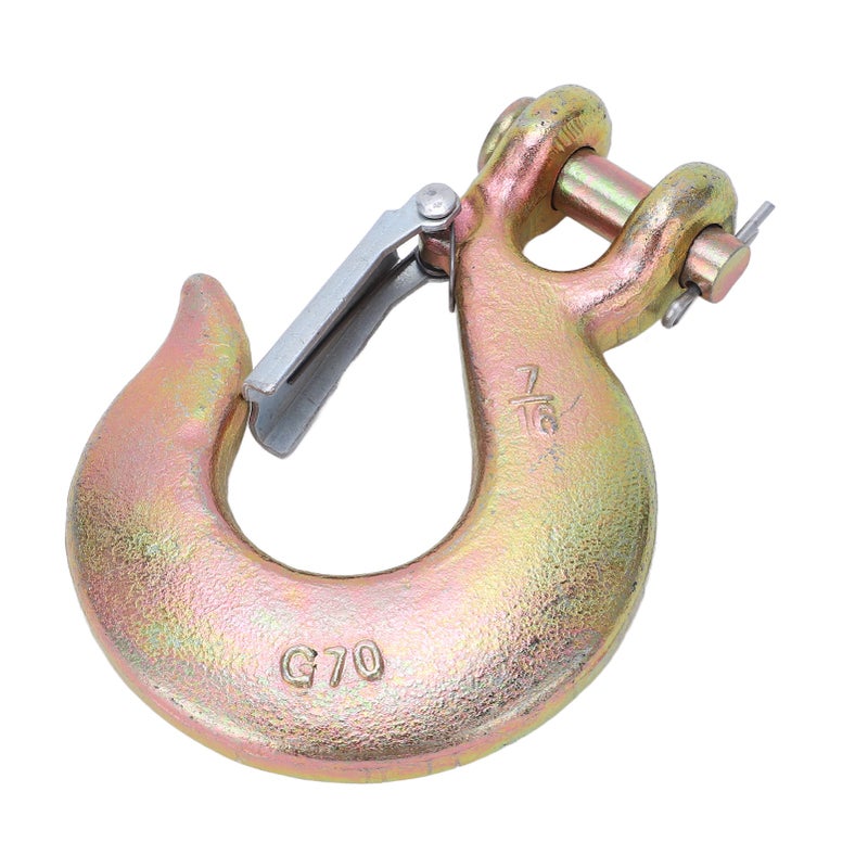 Clevis Hook Forged Alloy Steel 7/16in 7000lbs Bearing Capacity for Trailer Hoisting - Image 2