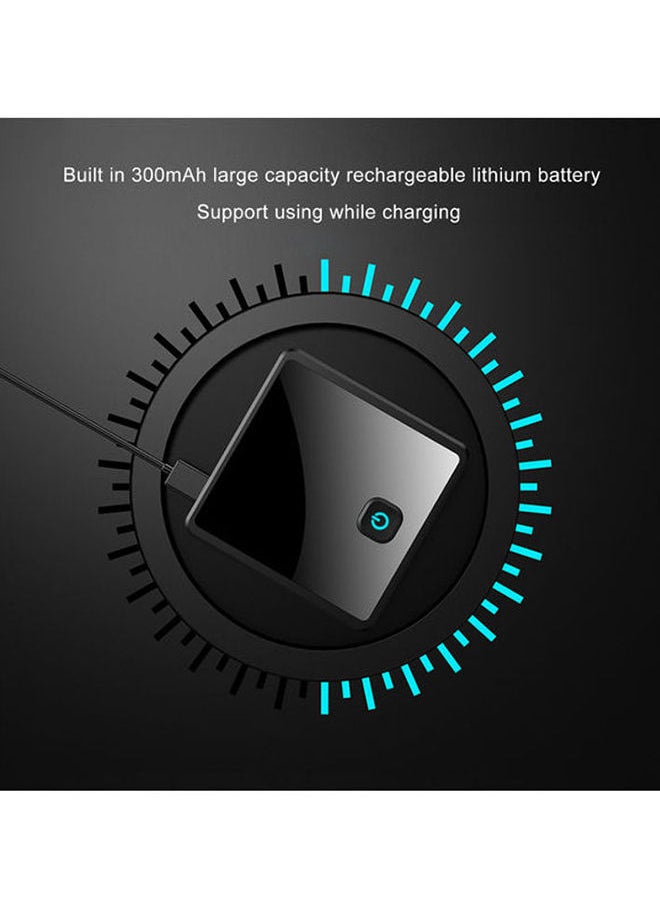 NIBEMINENT - 2-In-1 Bluetooth 5.0 AUX Optical Adapter Audio Wireless Transmitter Receiver ZF -380 Black - Image 1