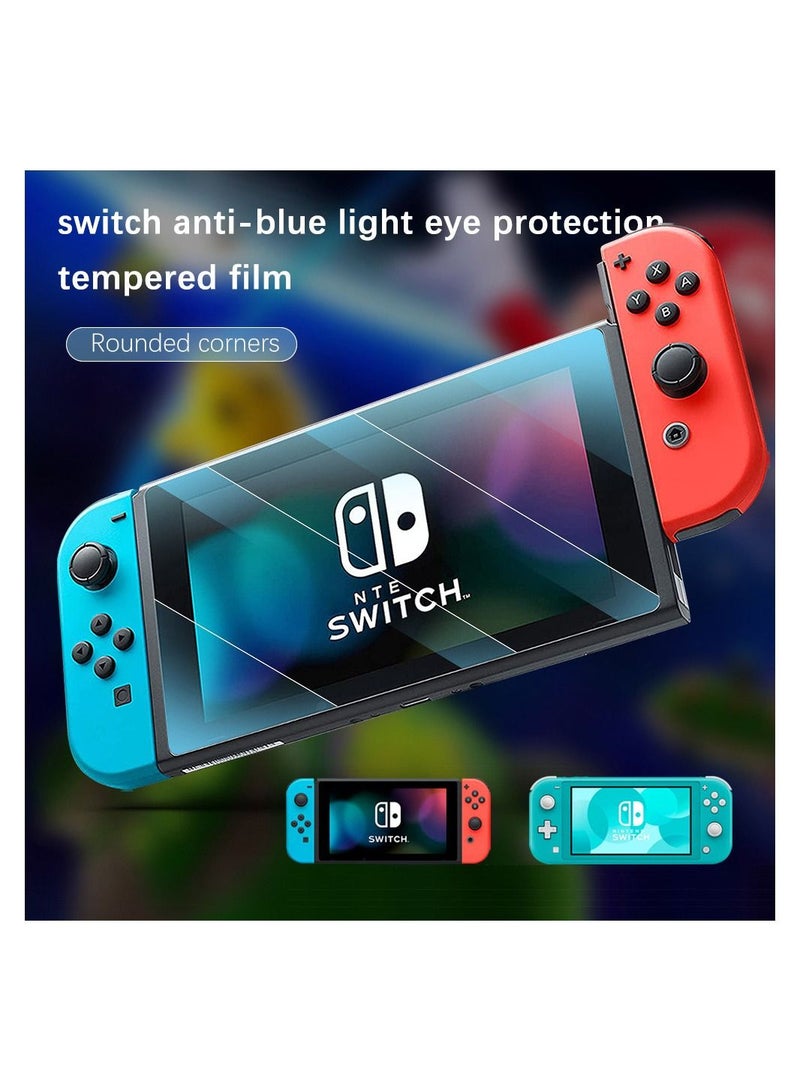 NIBEMINENT 2pcs for Nintendo switch/lite console/NS console tempered glass film blue light eye protection film  - Image 2