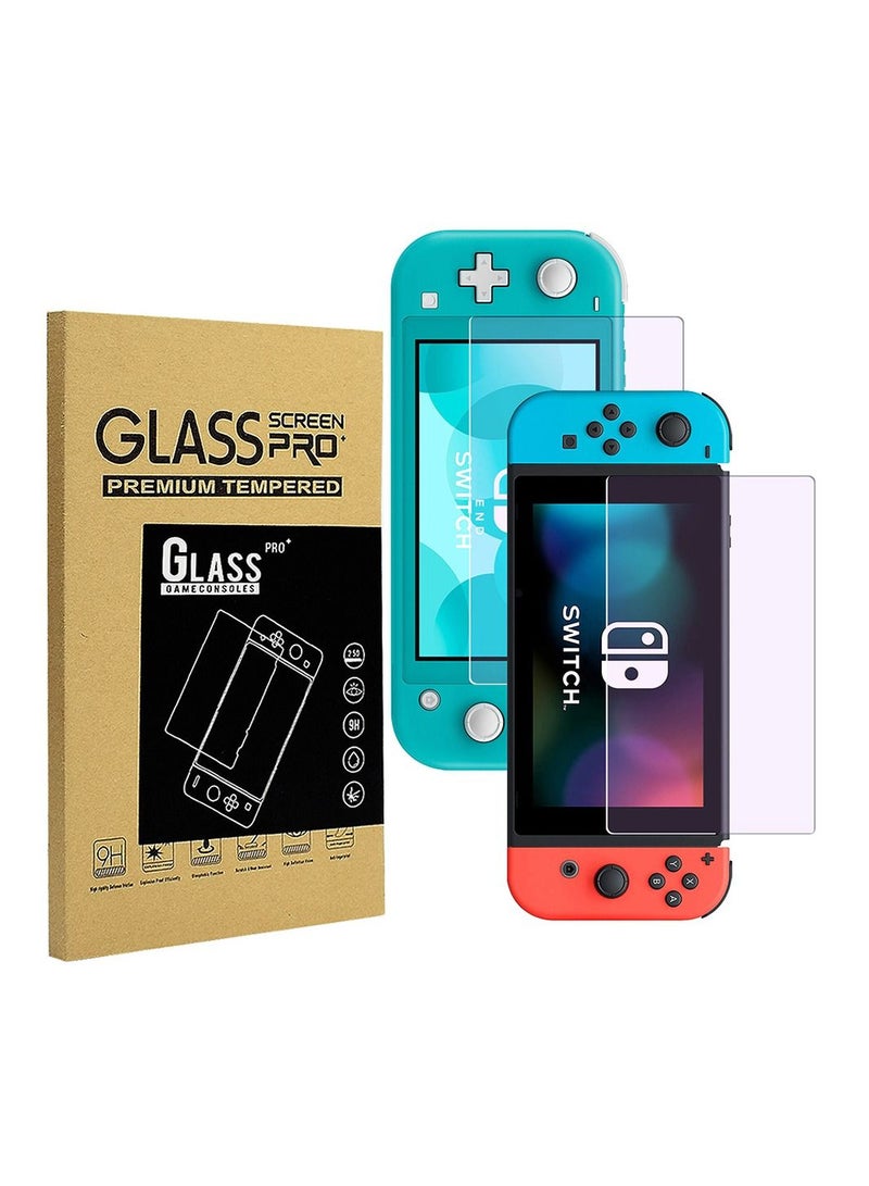 NIBEMINENT 2pcs for Nintendo switch/lite console/NS console tempered glass film blue light eye protection film  - Image 3