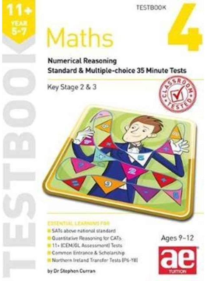 11 Maths Year 5 7 Testbook 4 Numerical Reasoning Standard Multiple Choice 35 Minute Tests - Paperback