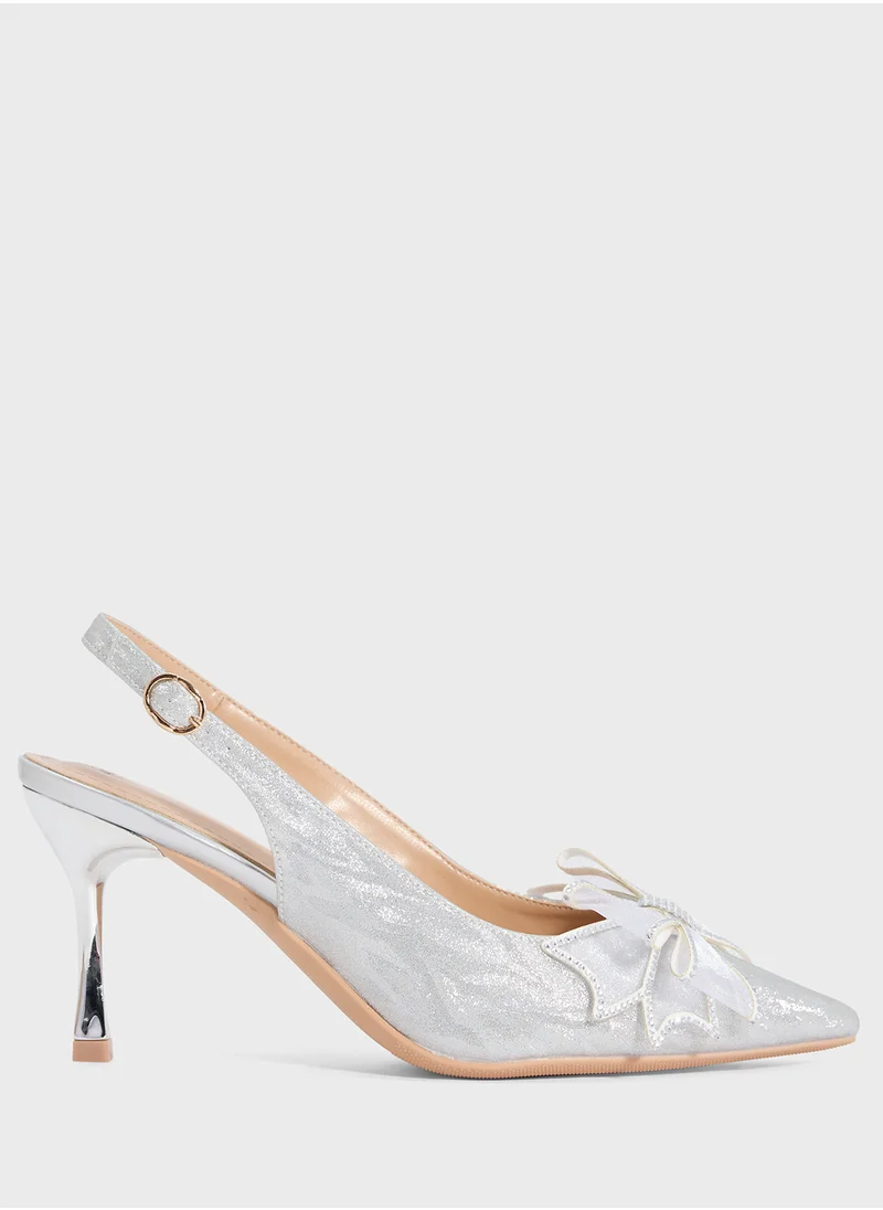 ايلا ليمتد اديشن Floral Applique Pump