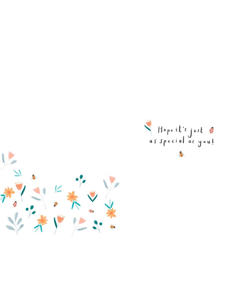 Hallmark Bear Holding Flowers Have The Loveliest Mother's Day Greeting Card - Image 2