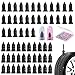 LYLDYYW 60 Pcs Tire Repair Screws Tire Patch Kit Screw in Tire PlugsQuick Tool Tire Plugs SelfService Tire Repair Rubber Nail Kit for Patching Punctures in Vacuum Tires of Cars Motorcycles 60 - Image 2