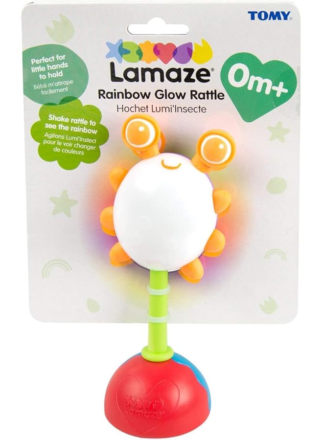 Lamaze Tomy Rainbow Glow Rattle Toy For Kids L27630 - Image 1