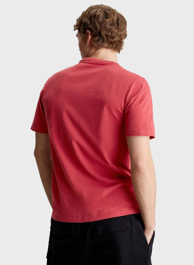 Calvin Klein Jeans Logo Crew Neck T-Shirt