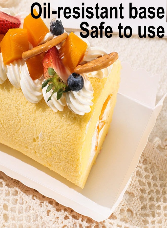 STARVAST 20PCS 11 Inch Clear Roll Cake Gable Boxes with Handle & Oil-Resistant Boards, Long Transparent Pastry Containers for Swiss Rolls, Bread, Cookies (11”x 4.3”x 4”) - Image 5