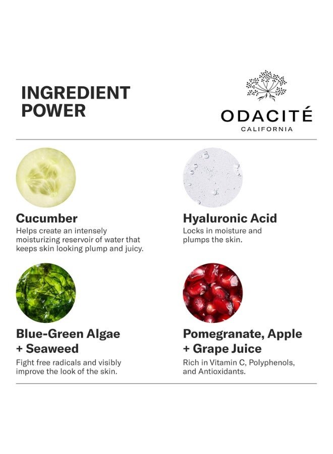 Odacite Odacité Green Smoothie Quenching Crème Cucumber + Apple - Image 3