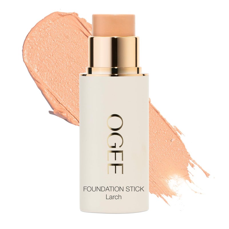 Ogee Sculpted Complexion Foundation Stick (Larch 2.25C - Light Medium, Beige Undertones) Full Coverage Foundation Makeup - Instantly Balance & Even Complexion - 70% Organic Ingredients - Image 1