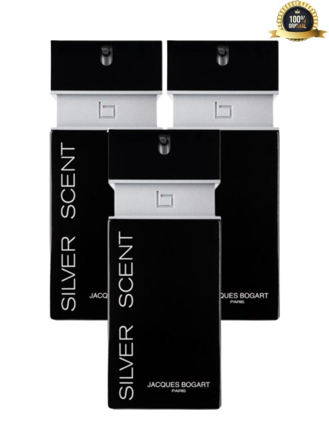 جاك بوغارت 3 قطع عطر سلفر سينت 100مل - Image 1