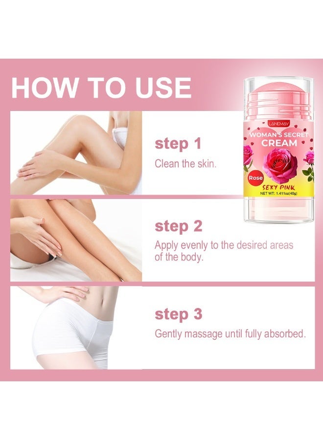 LANEMAY Women's Secret Body Cream, Containing Vitamin C and Rose Extract—Brightens Skin Tone, Deeply Hydrates, and Firms the Skin. - Image 5