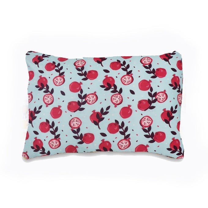 TODDLER PILLOW WITH 100 COTTON REMOVABLE COVER 20 X 15 INCHES CHILDREN PILLOWS BABY PILLOWS POMEGRANATE