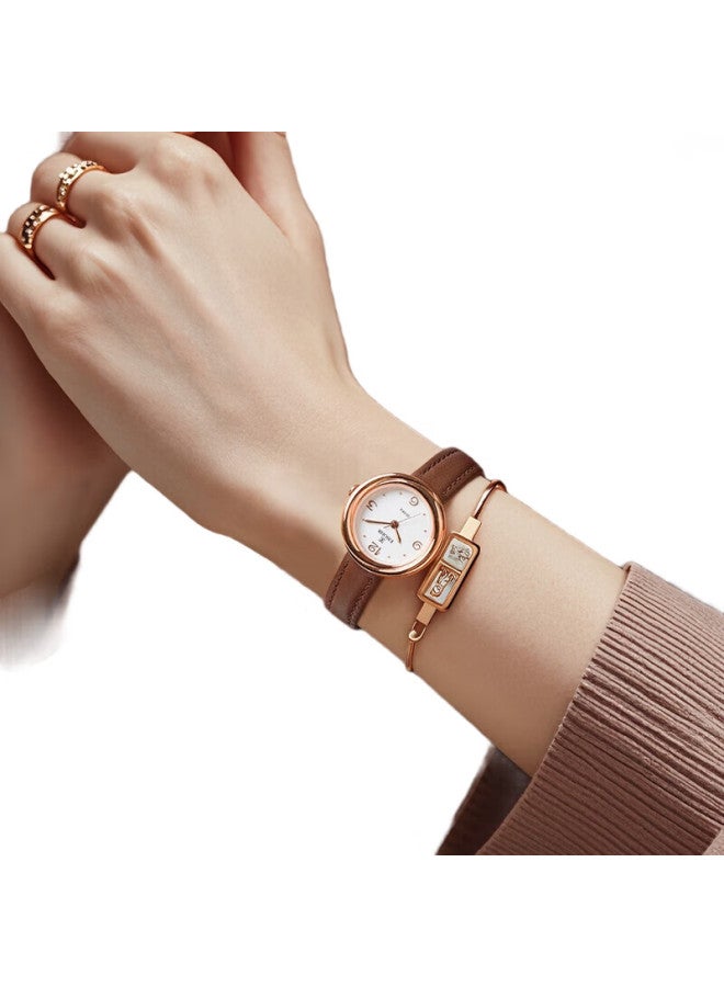 EBOHR Women'S Watch, Kana Series Rose Gold Cookie Quartz Women'S Watch 51823446, Birthday Gift - Image 3