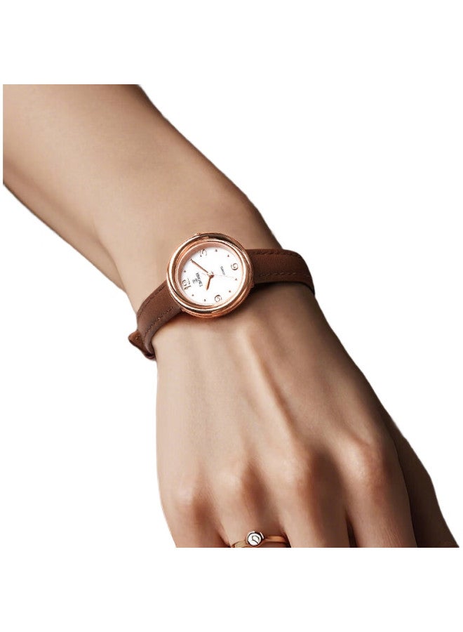 EBOHR Women'S Watch, Kana Series Rose Gold Cookie Quartz Women'S Watch 51823446, Birthday Gift - Image 2
