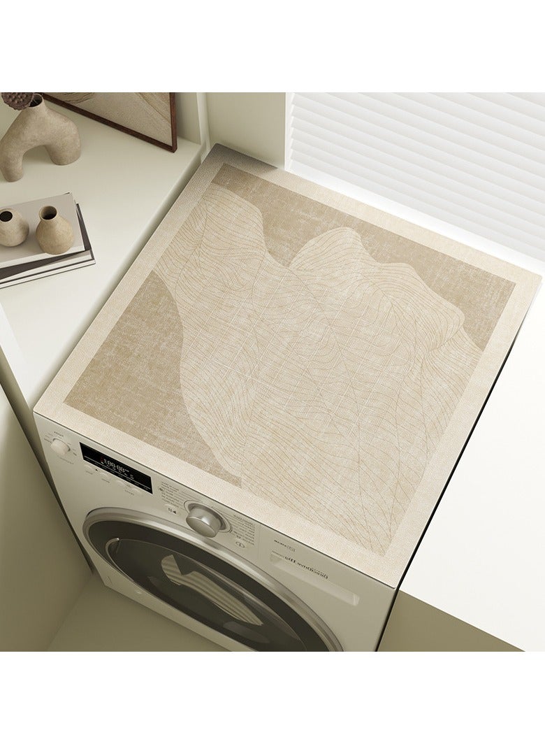 EBMINI Washing Machine Cover Pad Absorbent And Anti Slip Pad Household Use  - Image 1