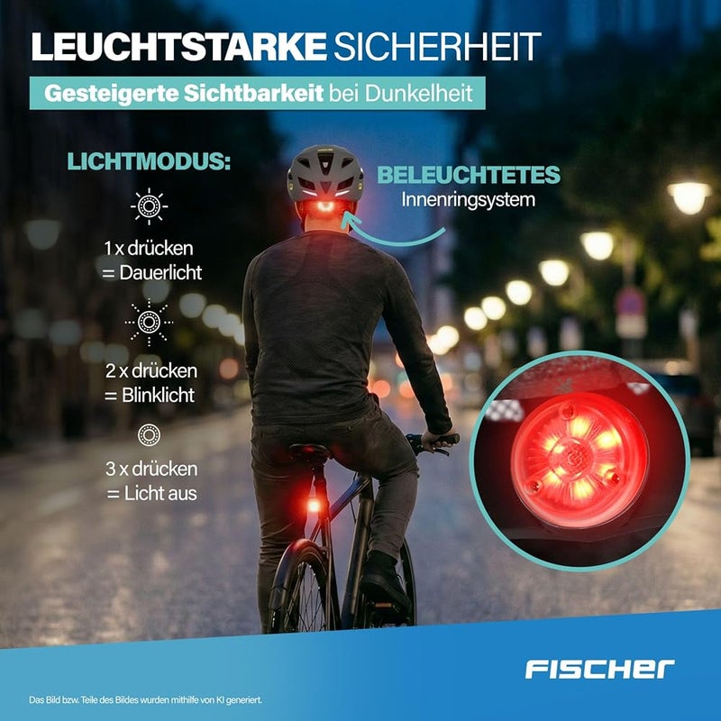 FISCHER Unisex - Adult Urban Lano Bicycle Helmet - Image 5