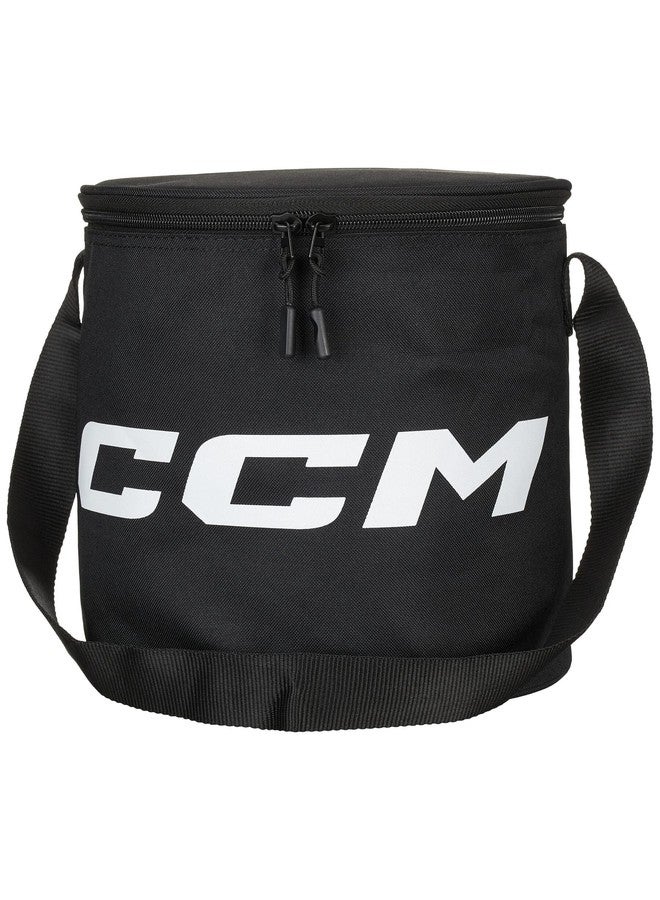 CCM Hockey Puck Bag, Black - Holds up to 50 pucks - Image 1