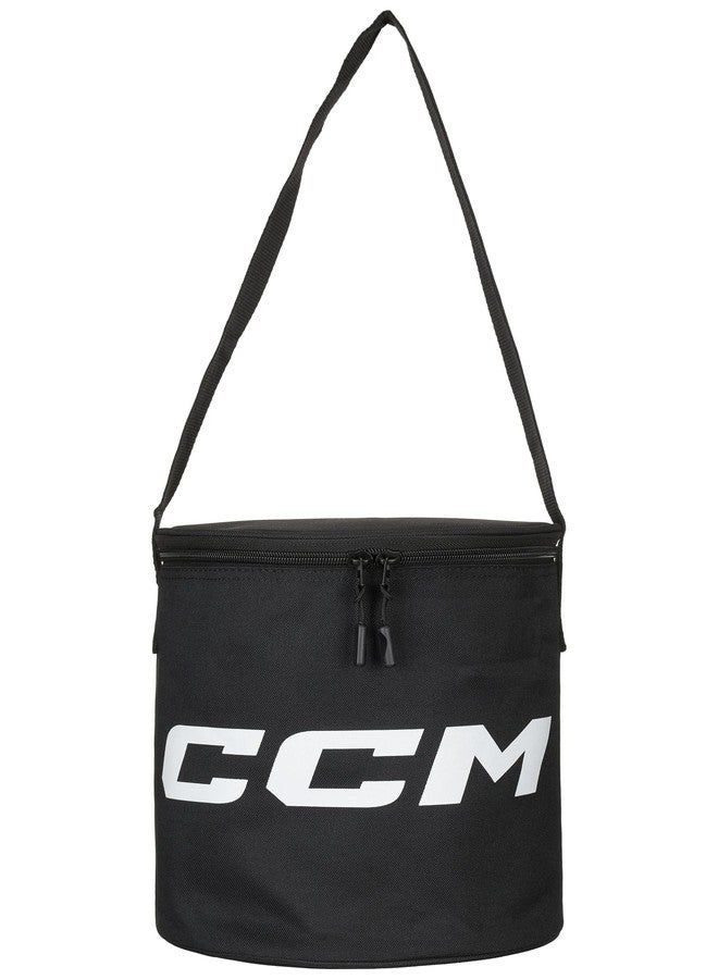 CCM Hockey Puck Bag, Black - Holds up to 50 pucks - Image 3