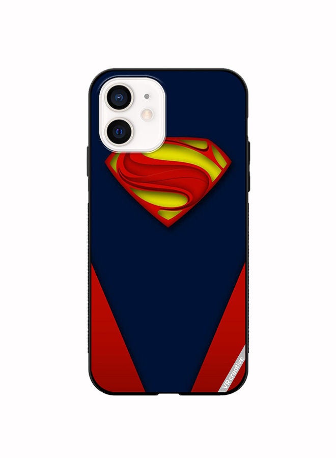 VR CREATIVE Protective Case Cover For Apple iPhone 12 mini Superman Design Multicolour - Image 1