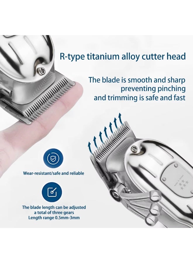 hair clipper,trimmer for men,Beard Shaving and Trimming Machine for Men, Men's Multi-Function Hair Trimming Machine, Men's Electric Trimmer, Suitable for Mustache, Body, Nose, and Ears, Rechargeable - Image 4