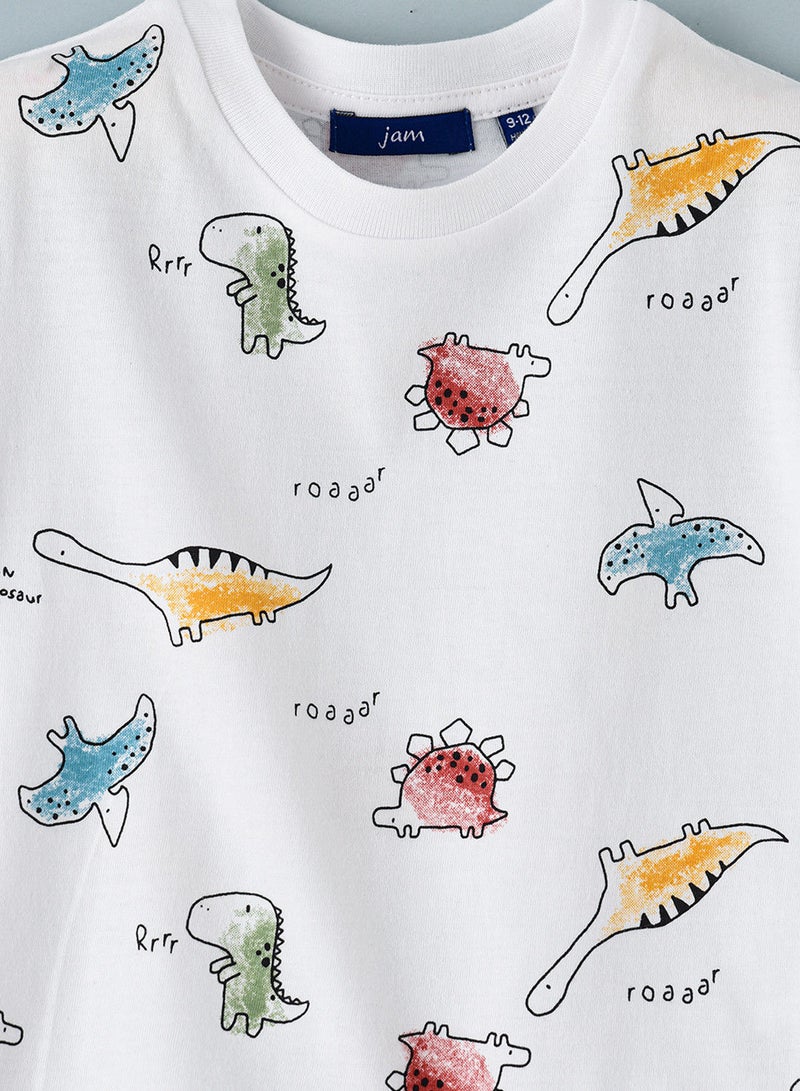 JAM Round neck s/slv knit t-shirt - Image 3