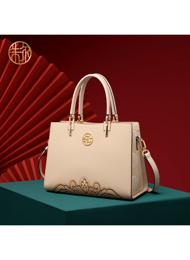 ZOOLER Zhuer Handbag, Women's Bag, Chinese Style, Zuanjin Ladies' Handbag, Cowhide Women's Bag, Cowhide Women's Purse, Qixi Gift For Wife - Image 2