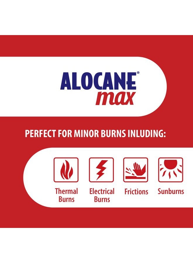 Alocane Emergency Burn Gel 4 Lidocaine Maximum Strength Fast Pain and Itch Relief for Minor Burns Sunburn Kitchen Radiation Chemical First Degree Burns First Aid Treatment Burn Care, 4 Fl Oz  - Image 5