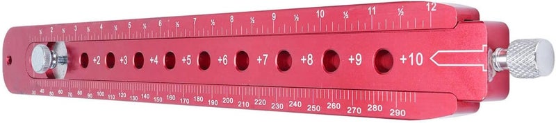 Woodworking Compass Scriber 300mm Metric Imperial Scales Aluminum Alloy Woodworking Arc Drawing Ruler - Image 4