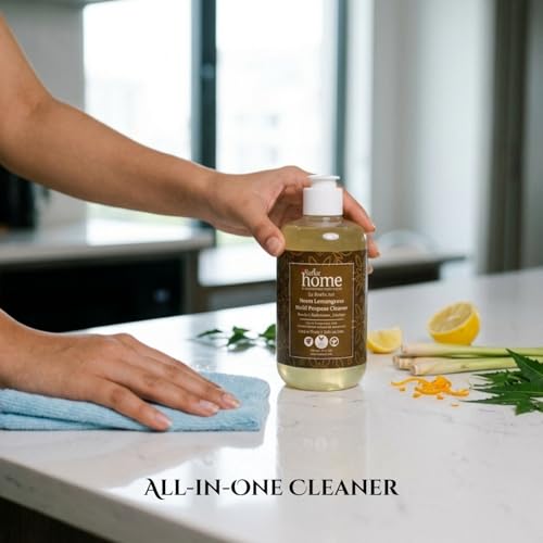 Rustic Art Rustic Home Neem Lemongrass Multipurpose Cleaner | All Purpose Cleaner Power | Hard Stain & Grease Remover | Kitchen, Bathroom, Floor Safe | 300 ml - Image 5