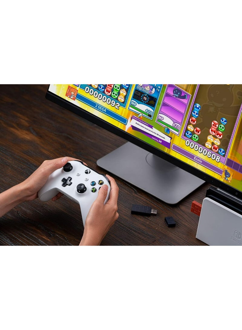 8بت دو محول USB لاسلكي 8BitDo 2 لجهاز Switch/Switch 2، وأجهزة الكمبيوتر التي تعمل بنظام Windows، وأجهزة Mac، وRaspberry Pi، متوافق مع وحدة تحكم Xbox Series X وS، ووحدة تحكم Xbox One Bluetooth، وSwitch Pro، ووحدة تحكم PS5 (بني) - Image 4