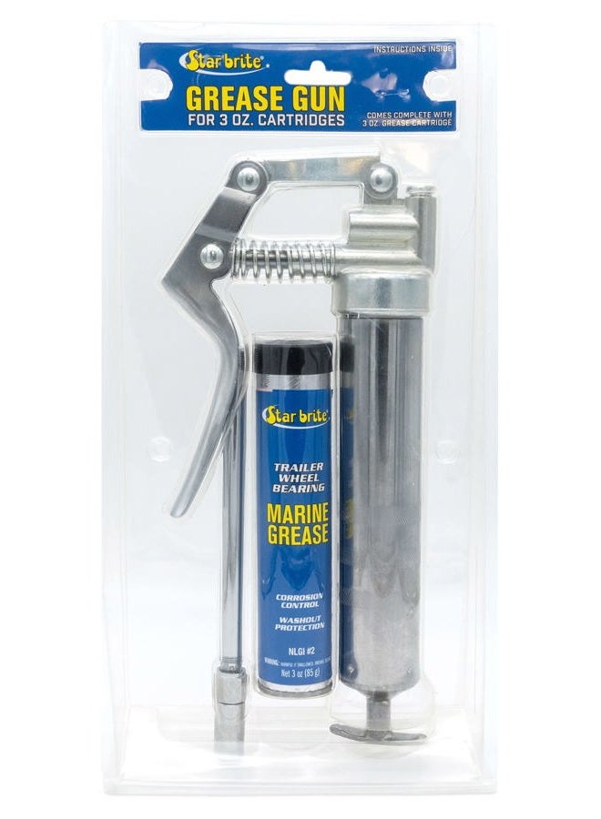Star Brite Pistol Grease Gun with 3 OZ. Cartridge (028703) - Image 2