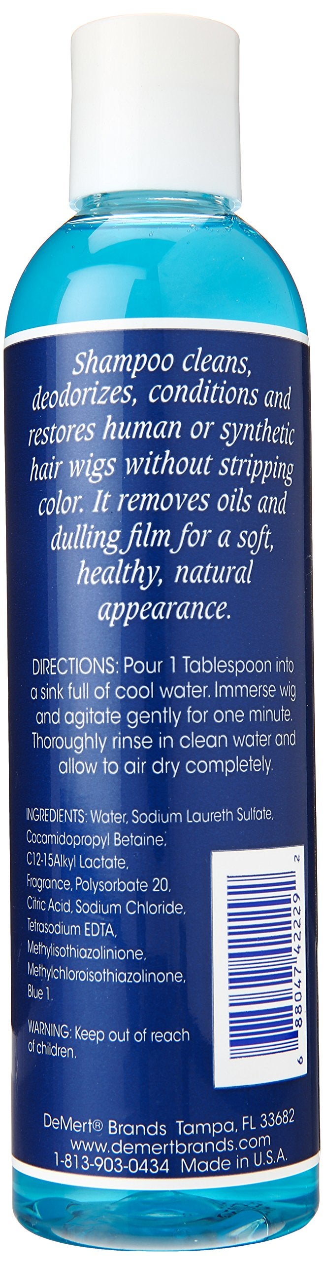 DeMert Wig & Weave System Shampoo for Natural and Synthetic Hair 8 oz - Image 2