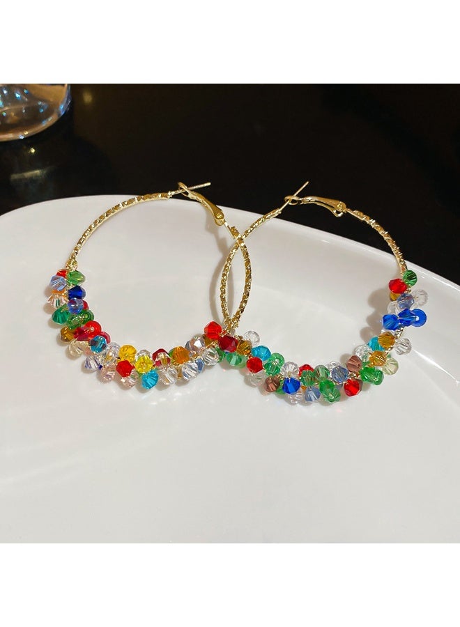 KUYING Trendy Design Earrings With A Sense Of Temperament And Atmosphere 