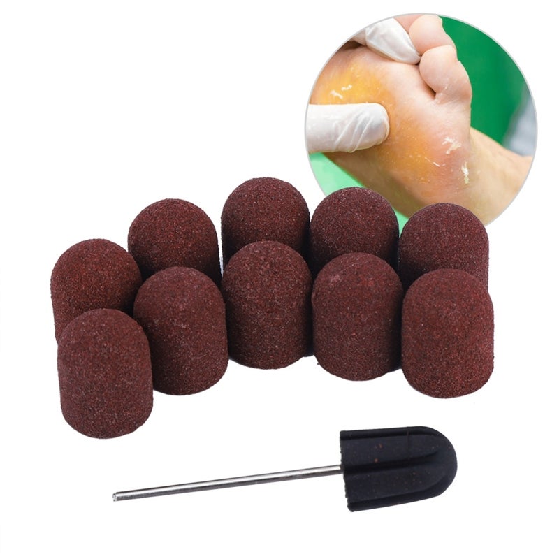 Nail Grinding Cap 13*19 Size: Sand Loss Resistant - Durable & Easy To Operate Manicure Pedicure Tool For Natural And Artificial Nail Care - Image 1
