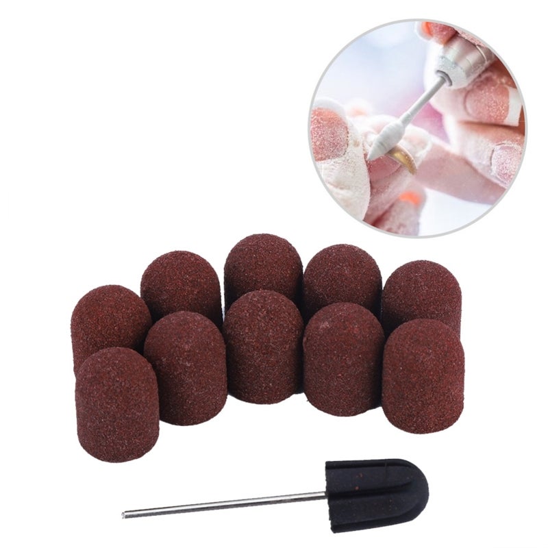 Nail Grinding Cap 13*19 Size: Sand Loss Resistant - Durable & Easy To Operate Manicure Pedicure Tool For Natural And Artificial Nail Care - Image 2