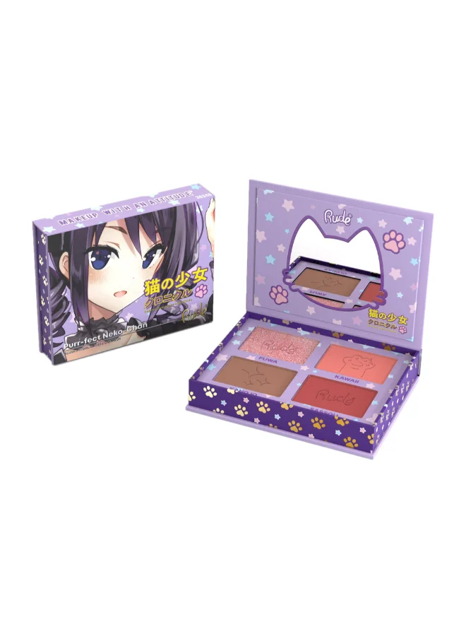 Rude Manga Collection Face Palette Purr-Fect Neko-Chan