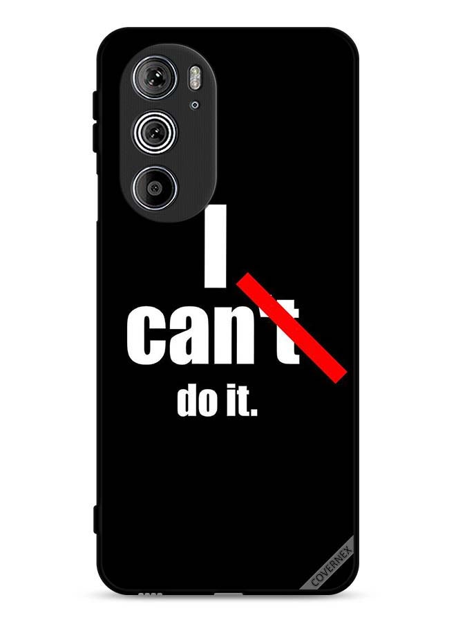 Covernex Motorola Edge 30 Pro Protective Case Cover I Can Do It - Image 1