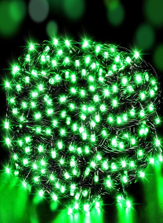 بيتريتشور أضواء PetrichorString الخارجية/الداخلية، 42 مصباح LED/45 قدمًا، أضواء عيد الميلاد فائقة السطوع، أضواء بكسل الأرز، أضواء خرافية مقاومة للماء تعمل بالكهرباء، مثالية لغرف النوم والحفلات وحفلات الزفاف والحدائق وديوالي (أخضر) عبوة من قطعتين - Image 1