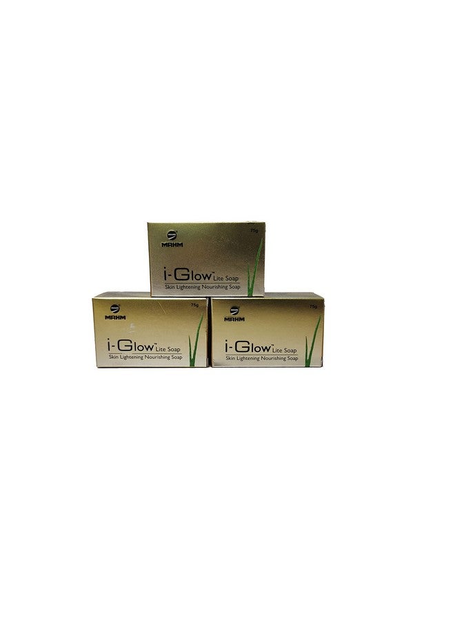 MR&HM MRHM | i-Glow Lite Soap | Skin Lightening & Nourishing soap with Natural extract & 0.5% Salicylic Acid | 75g X 3 - Image 2
